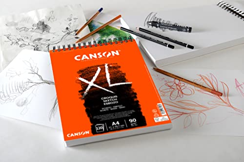 Canson XL Croquis Fino 90g Álbum Espiral Microperforado A4 120H