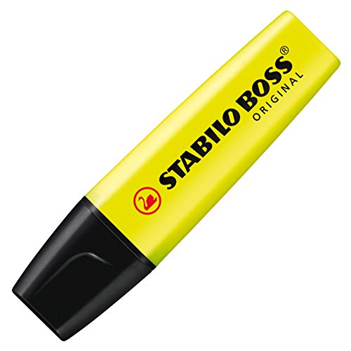 Marcador fluorescente STABILO BOSS ORIGINAL - Estuche con 4 colores, Multicolor